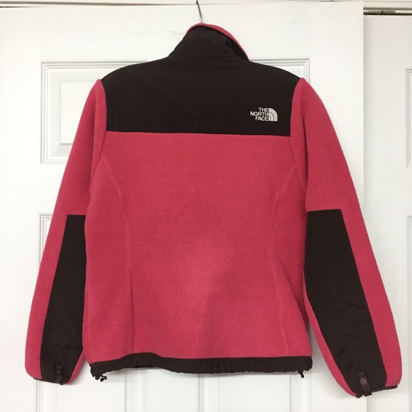 The North Face Denali Classic Fleece Pink Brown Jacket Sz XS - Picture 3 of 4